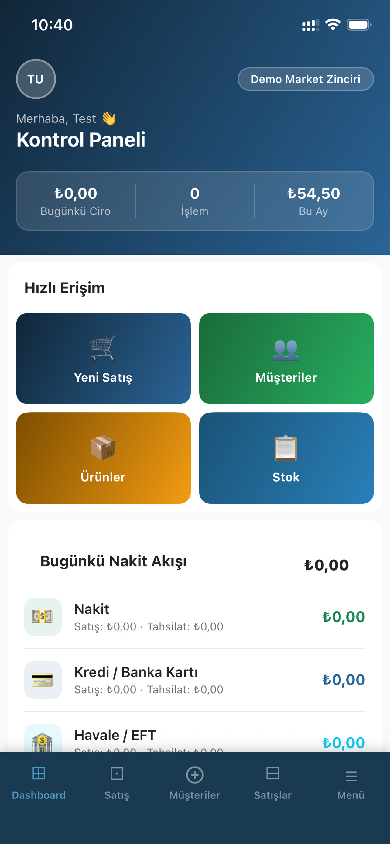 Secyra Mobil - Ana Ekran